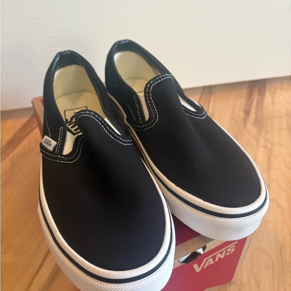 Vans Classic Black Slip-On Shoes